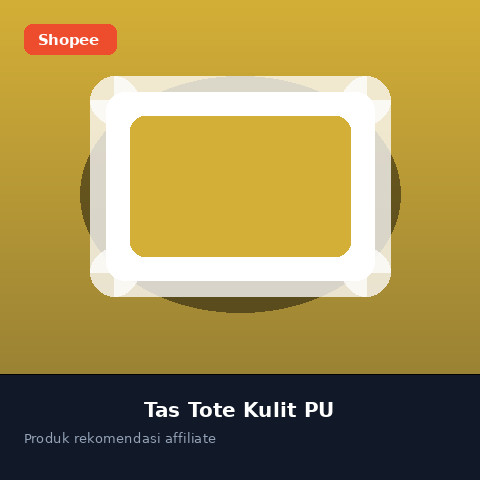 Tas Tote Kulit PU