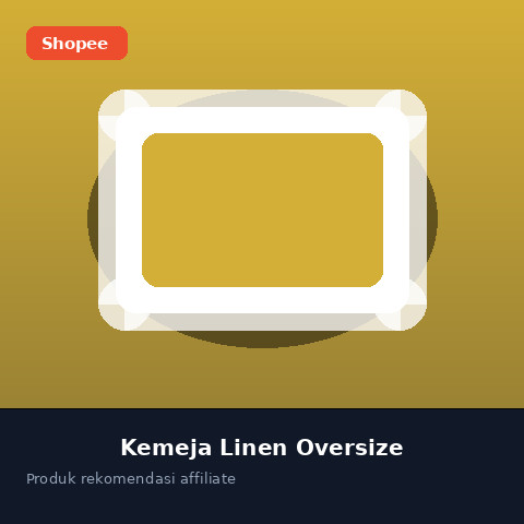 Kemeja Linen Oversize