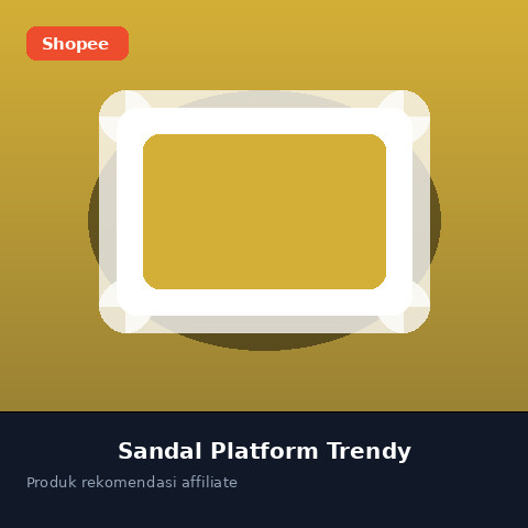 Sandal Platform Trendy